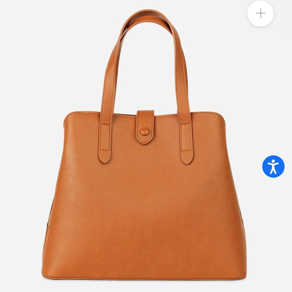 Fawn design satchel in brown